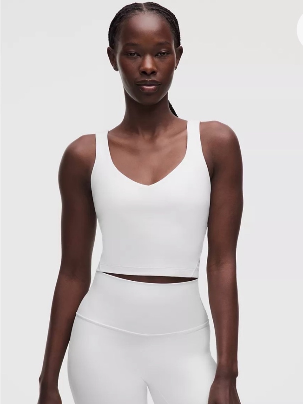 Women’s White Lululemon Align Tank